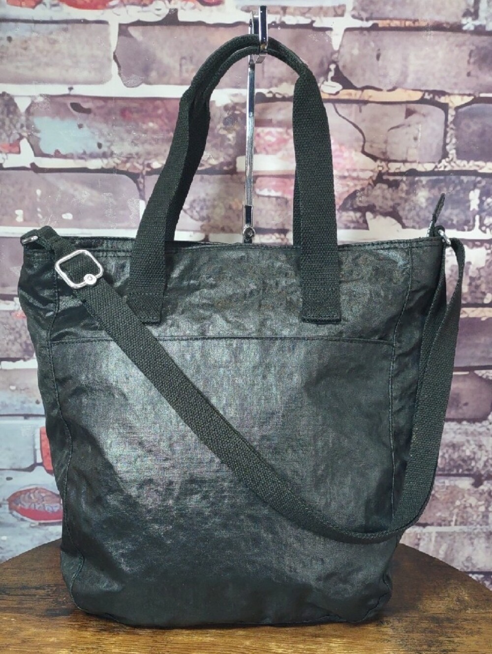 Kipling "Johanna" Convertible Ripstop Nylon Crossbody/ Tote/Shoulder Bag - Picture 4 of 10